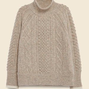 Alex Mill Mock Neck Wool and Aplaca Sweater - Camil